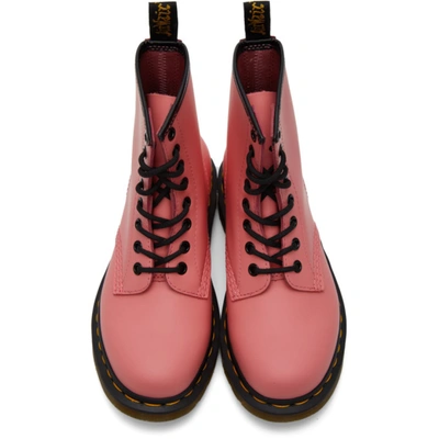 Shop Dr. Martens' Dr. Martens Pink 1460 Boots In Acid Pink