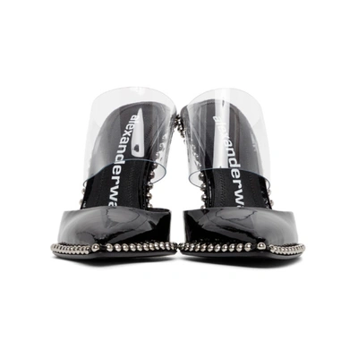 Shop Alexander Wang Black Patent Rina Heels In 001 Black