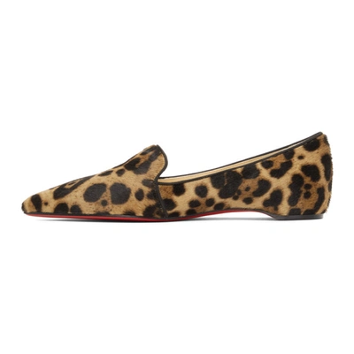 Shop Christian Louboutin Brown Pony Kashasha Loafers In Bw1f Brown