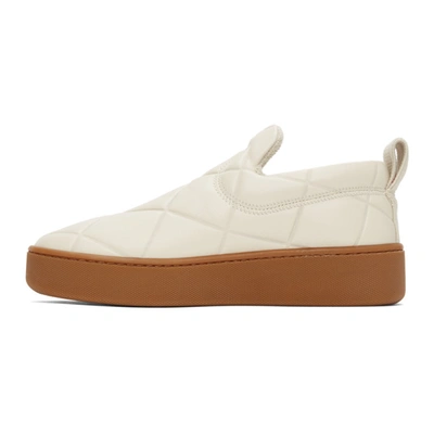 Bottega Veneta Off-white 'the Quilt' Sneakers In 8276 Waxrb