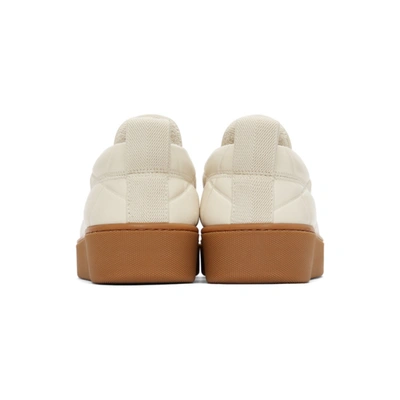 Bottega Veneta Off-white 'the Quilt' Sneakers In 8276 Waxrb