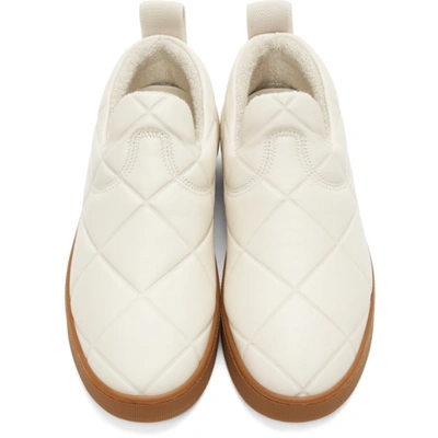Bottega Veneta Off-white 'the Quilt' Sneakers In 8276 Waxrb