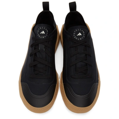 Shop Adidas By Stella Mccartney Black Treino Low-top Sneakers