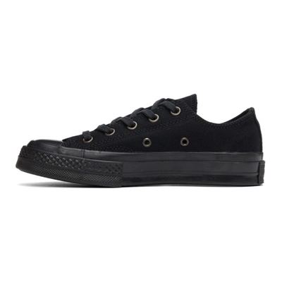 Shop Converse Black Chuck 70 Low Sneakers In Black/blk