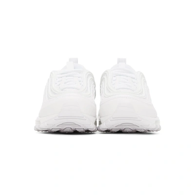 Shop Nike White Air Max 97 Sneakers In 100 Wh/plat