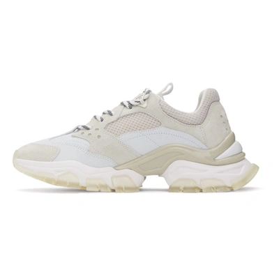 Shop Moncler Off-white Leave No Trace Sneakers In 002 White