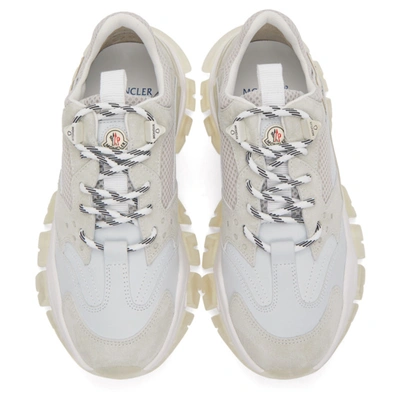 Shop Moncler Off-white Leave No Trace Sneakers In 002 White