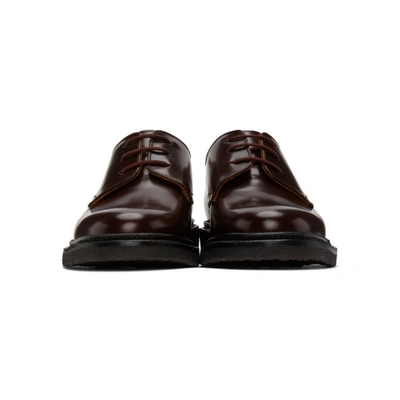 Shop Common Projects Burgundy Standard Derbys In 3497 Oxbloo