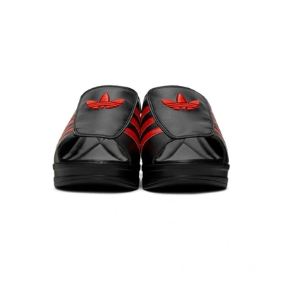 Shop Adidas Lotta Volkova Black Trefoil Heeled Sandals