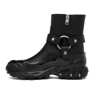 Shop Burberry Black Mallory Boots