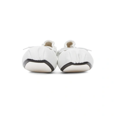 Shop Khaite White The Ashland Ballerina Flats In 100 White