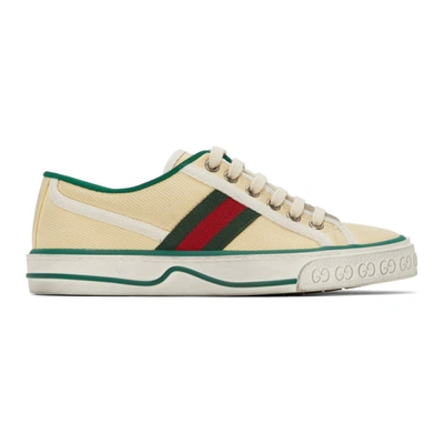 Shop Gucci Beige ' Tennis 1977' Sneakers In 9361 Beige