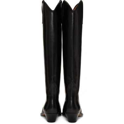 Shop Isabel Marant Ssense Exclusive Black Denvee Boots In 01bk Black