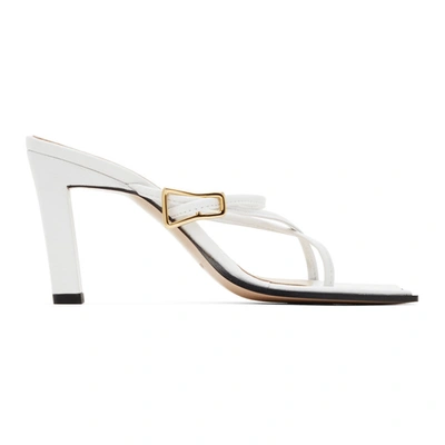 Shop Wandler White Yara Heeled Sandals In 1000 White