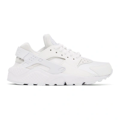Shop Nike Off-white Air Huarache Sneakers In 108 Wh/wh