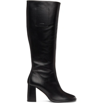 Shop Abra Black Card High Boots