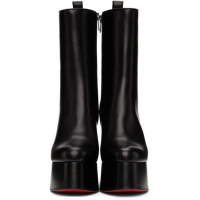 Shop Christian Louboutin Black Izamayeah Mid-calf Boots In Bk01 Black