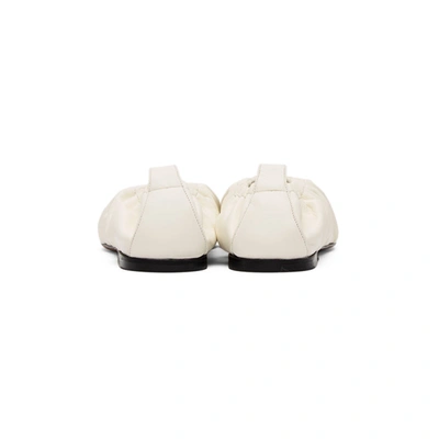 Shop Neous Off-white Phinia Ballerina Flats In Cream