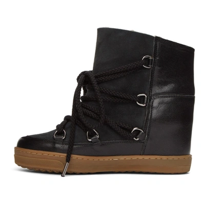 Shop Isabel Marant Black Nowles Ankle Boots In 01bk Black