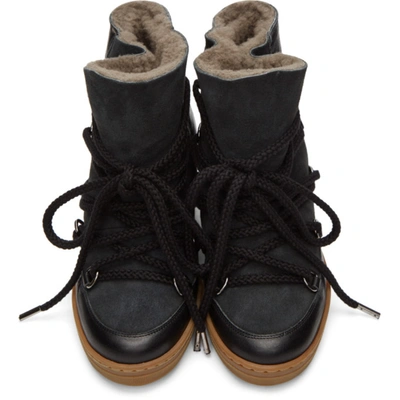 Shop Isabel Marant Black Nowles Ankle Boots In 01bk Black