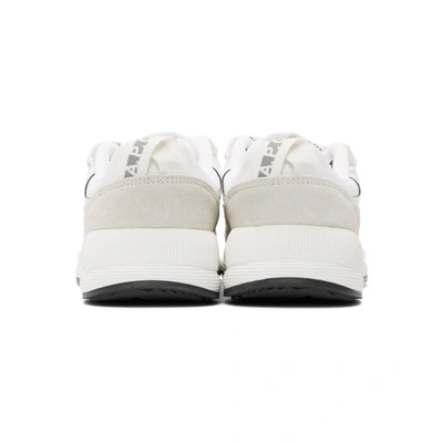 Shop Apc White Jay Sneakers In Aab Blanc