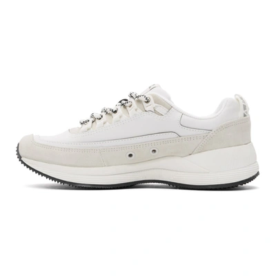 Shop Apc White Jay Sneakers In Aab Blanc
