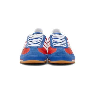 Shop Adidas Lotta Volkova Red & Blue Sl72 Low-top Sneakers In Red Bright