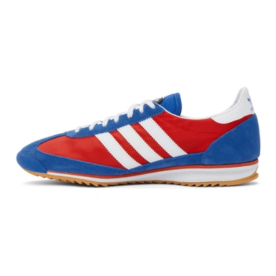 Shop Adidas Lotta Volkova Red & Blue Sl72 Low-top Sneakers In Red Bright