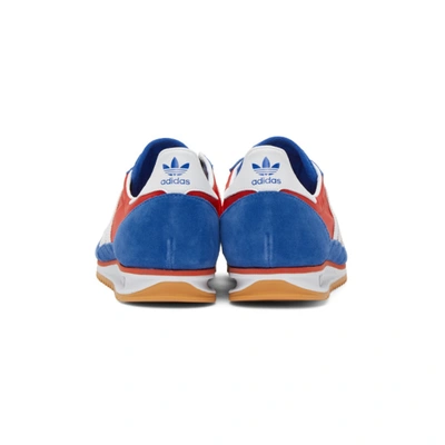 Shop Adidas Lotta Volkova Red & Blue Sl72 Low-top Sneakers In Red Bright