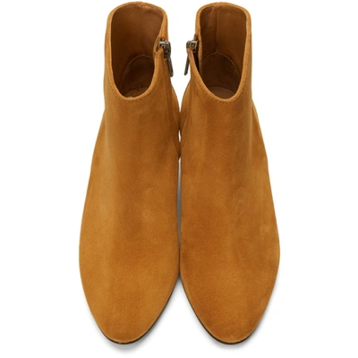 Shop Isabel Marant Tan Dacken Ankle Boots In 50co Cognac