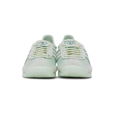 Shop Adidas Originals Green Sl 72 Low-top Sneakers In Linen Green