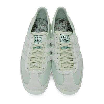 Shop Adidas Originals Green Sl 72 Low-top Sneakers In Linen Green
