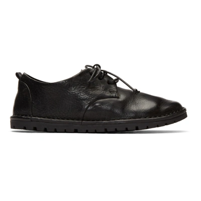 Shop Marsèll Marsell Black Sancrispa Derbys In 666 Black