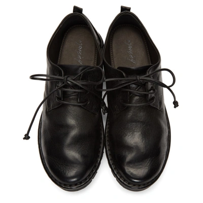 Shop Marsèll Marsell Black Sancrispa Derbys In 666 Black