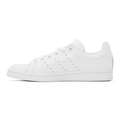 Shop Adidas Originals White Stan Smith Sneakers In Wh/gold