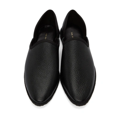 Shop The Row Black Friulane Loafers