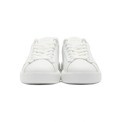 Shop Golden Goose White Pure Star Sneakers