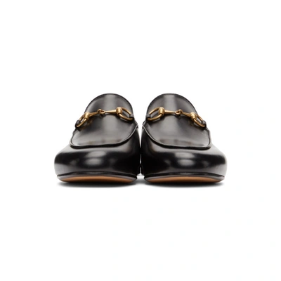 GUCCI BLACK PRINCETOWN SLIPPERS 