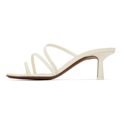 Shop Neous Off-white Erandra 55mm Heeled Sandals In Cream
