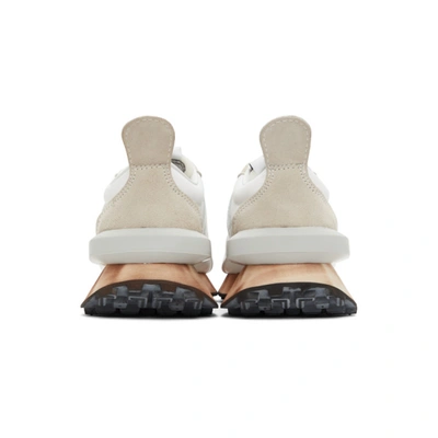 Shop Lanvin White Bumpr Sneakers In 01 Optwht