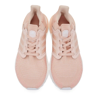 Shop Adidas Originals Pink Ultraboost 20 Sneakers