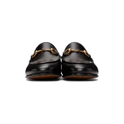 Shop Gucci Black Jordaan Loafers In 1000 Nero