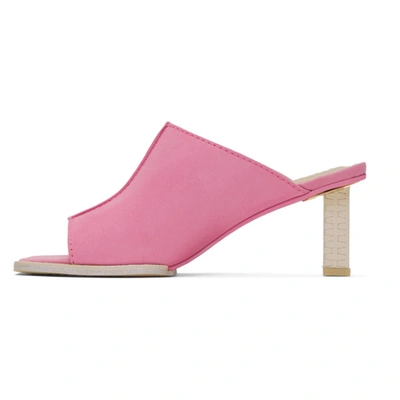 Shop Jacquemus Pink 'les Mules Carino' Mules