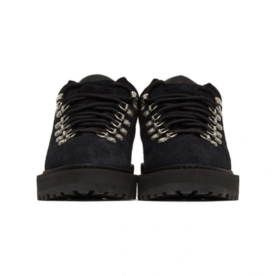 Shop Diemme Black Suede Monfumo Low Sneakers