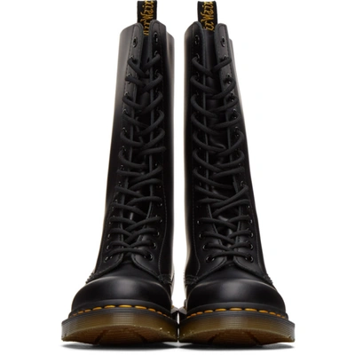 Shop Dr. Martens' Black Smooth 1914 Boots