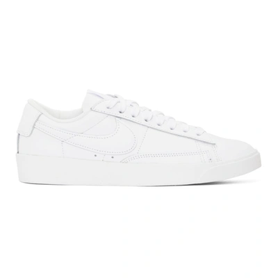 Shop Nike White Blazer Low Le Sneakers In 111 White