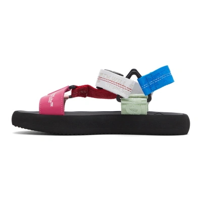 Shop Off-white Multicolor Trek Sandals