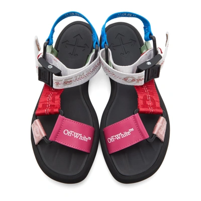 Shop Off-white Multicolor Trek Sandals