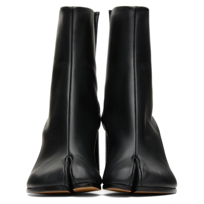 Shop Maison Margiela Black Tabi Boots In T8013 Black