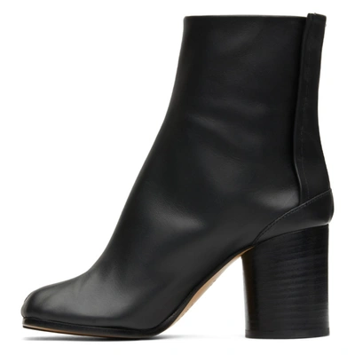 Shop Maison Margiela Black Tabi Boots In T8013 Black